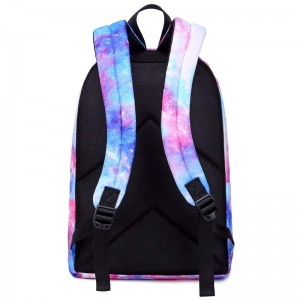 Galaxy B Lehká voděodolná roztomilá školní taška Travel Student Backpack