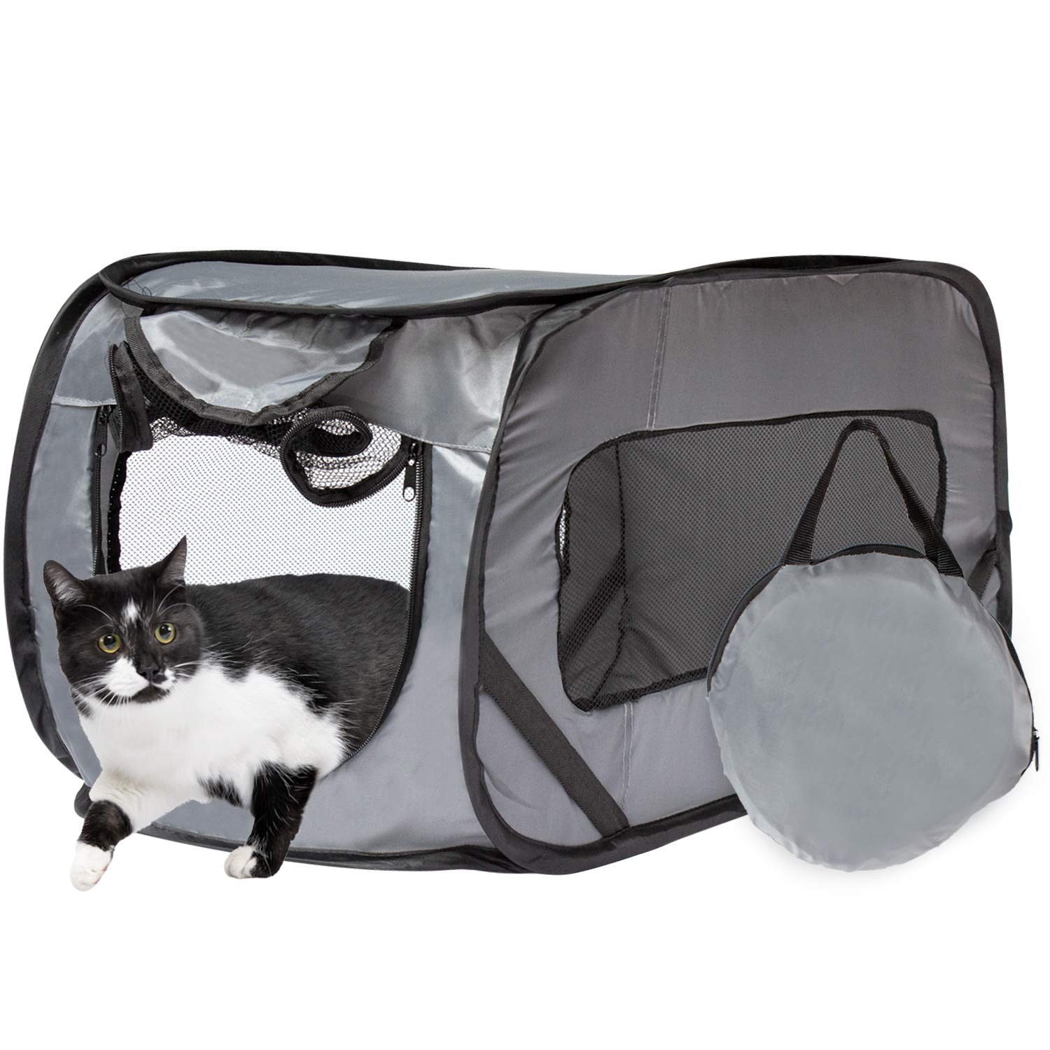 Puppy qələm və pişik çadırı, ev heyvanları üçün universal pişik daşıyıcısı
