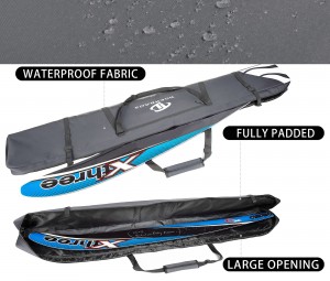 सानुकूल करण्यायोग्य टिकाऊ बॅकपॅक 600D ऑक्सफोर्ड क्लॉथ स्की बॅकपॅक जलरोधक