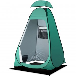 אוהל מקלחת מוקפץ אוהל פרטיות קמפינג אוהל שירותים נייד המתאים לקמפינג