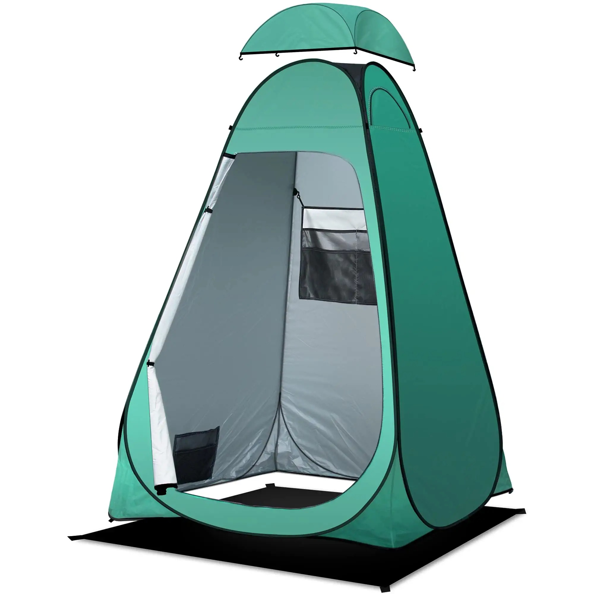 Shower tende pop-up privacy tent camping portable toilet tende yakakodzera kumisasa