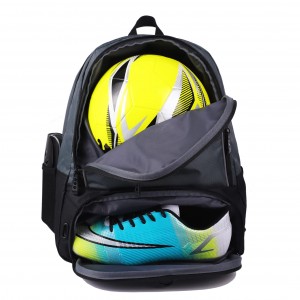 Youth football bag na angkop para sa karamihan ng mga ball bag na may ball compartment