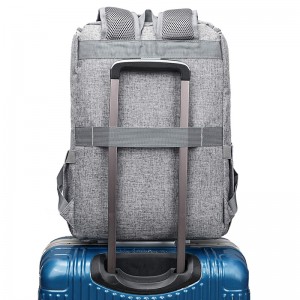Retro ryggsäck rese laptop ryggsäck usb laddningsport anpassning