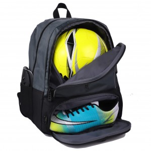Youth football bag na angkop para sa karamihan ng mga ball bag na may ball compartment
