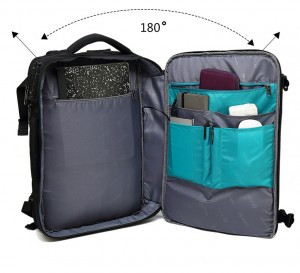 Men Backpack Multi-Function Bag Fashion Backpack Computer ubhaka Notebook Ibhegi yekhompyutha