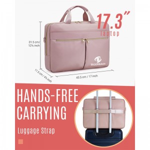 Klēpjdatora soma, Senioru sieviešu portfelis, liela klēpjdatora soma, Office Travel Business