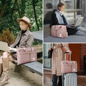 लैपटॉप बैग, वरिष्ठ महिलाओं का ब्रीफ़केस, बड़ा लैपटॉप बैग, कार्यालय यात्रा व्यवसाय