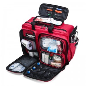 Търговия на едро за пътуване на открито Преносима многофункционална медицинска чанта за съхранение с голям капацитет Персонализиран комплект за първа помощ Медицински комплект Чанта за раница