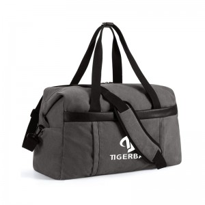 Travel Duffel Bag Light Griż Travel Duffel Bag Ġarr borża matul il-lejl