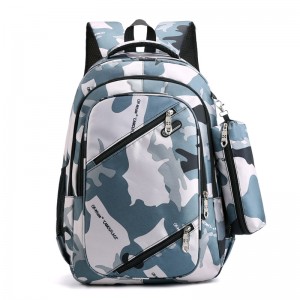 Camo ruksak najlonska studentska školska torba velikog kapaciteta putna ruksak platnena torba veleprodaja