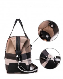 New Style Women Bag Sports Leisure Portable Travel Bag Fitness Bag Ladies Short Business Trip Luggage Bag