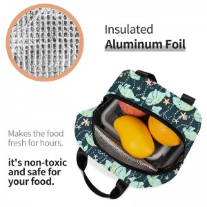 Tas Makan Siang Unisex Reusable Portable Insulated Bag Tas Perjalanan Piknik