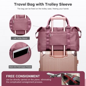 Maaaring I-customize ang Large Ladies Travel Gym Bag Sports Bag