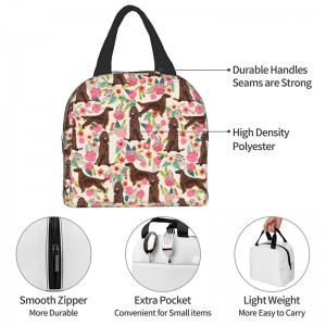 Anpassbare Lunchtasche mit Muster, praktische, leichte Isoliertasche für die Reise
