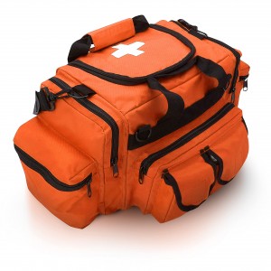 Bộ dụng cụ sơ cứu y tế khẩn cấp sang trọng dung lượng lớn màu cam có thể tùy chỉnh