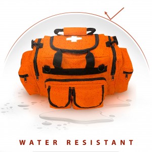 Oranye kapasitas gedhe Mewah Darurat Medical First Aid Kit bisa customizable