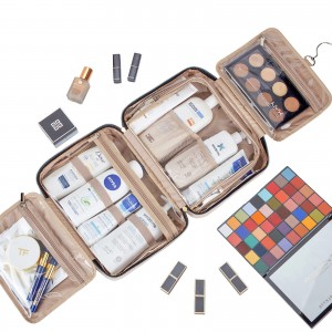 Böyük tutumlu kosmetik çanta Suya davamlı səyahət üçün kosmetik çanta