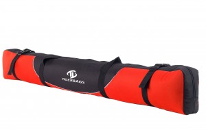 Tas ski empuk tunggal tas travel ski lapisan lembut bisa disesuaikan