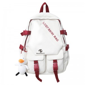 Wholesale outdoor backpack middle ug high school color collision trend leisure backpack nylon children's school bag computer bag