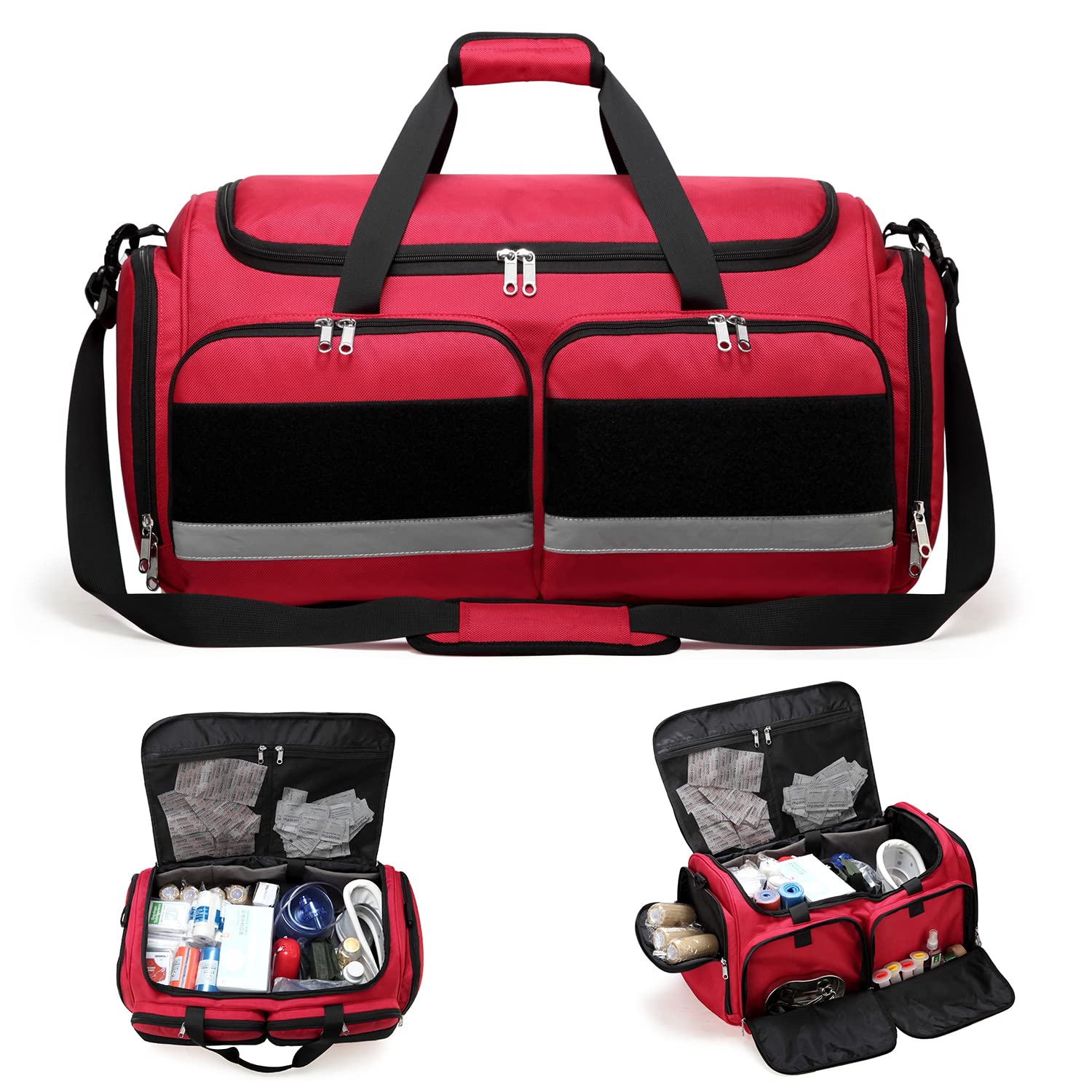 حقيبة الإسعافات الأولية فارغة الإسعافات الأولية سيارة السفر اللوازم الطبية حقيبة ظهر للصدمات الإسعافات الأولية