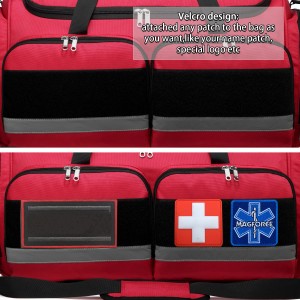 First aid kit Empty first aid kit yekufambisa mota yezvokurapa zvekushandisa first aid trauma backpack