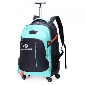 Vízálló, gördülő, kerekes hátizsák laptoprekeszes táska