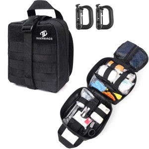 Tactical First Aid Bag Medical Bag កញ្ចប់សង្គ្រោះបន្ទាន់ខាងក្រៅ
