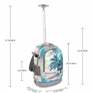 Rolling backpacking koper karo tarik bar trep universal