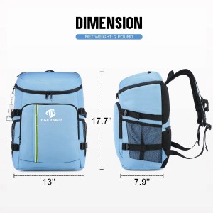 Cooler Bag Backpack Travel Camping Kapasitas Gedhe Customizable Cooler Bag