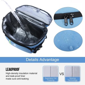 कूलर बॅग बॅकपॅक ट्रॅव्हल कॅम्पिंग मोठी क्षमता सानुकूलित कूलर बॅग