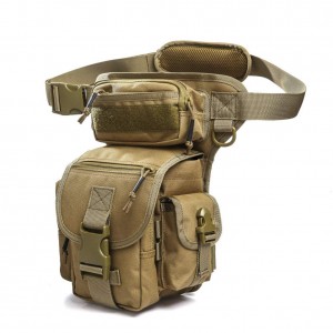 Kiváló minőségű nylon karcálló, szakadásálló Tactical Drop Leg Pouch Bag