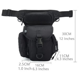 Módní velkokapacitní vodotěsná taška Tactical Drop Leg Pouch Bag