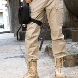 nylon ທົນທານແລະກະທູ້ double stitched ຕ້ານຮອຍຂີດຂ່ວນ Tactical Drop Leg Pouch Bag
