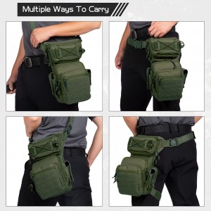 Többfunkciós vízálló és strapabíró Tactical Drop Leg Pouch táska férfiaknak és nőknek