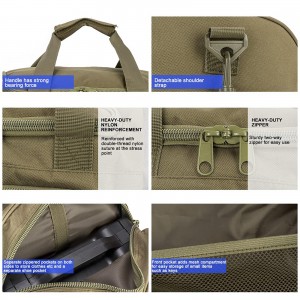 Taška na telocvik Tactical duffle bag Cestovná taška na cvičenie Tactical duffle