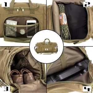 Gym bag Tactical duffle bag Travel workout bag Tactical duffle