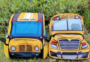 3D skolebussstil skolesekk Nydelig skolesekk Flerbruks skolesekk for elever