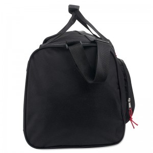 Mochila leve de lona, ​​bolsa de viagem masculina e feminina, bolsa de equipamentos de ginástica e esportes/bolsa de armazenamento, preta