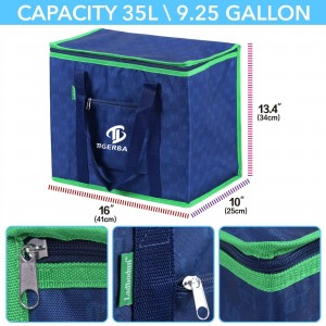 Çanta të ripërdorshme Çanta ftohëse Çanta izoluese të nxehtë dhe të ftohtë