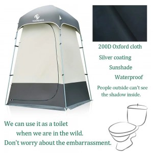 Shower Tent Dressing Room Sa gawas nga Privacy Portable Tent Bag
