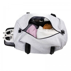 Férfi és női táska sporttáska cipőréteg táskával, hétvégi táska utazótáska állítható vállpánt szakadásgátló
