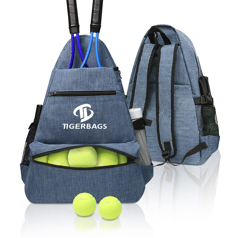 Zaini di tennis di l'omi è di e donne, sacchetti di racchetta di tennis Aduprati per portà racchette, squash, badminton è altri accessori sportivi di viaghju.