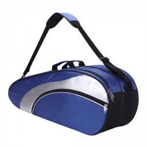 Tennis racket Cover Bag Racket Badminton racket Carrying case waterproof and dustproof separation Shoe pocket Storage bag with Adjustable Shoulder Strap ກິລາກາງແຈ້ງ