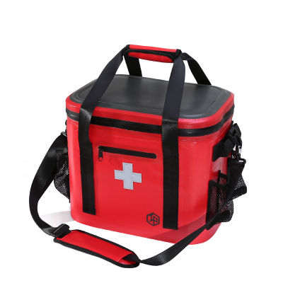 अनुकूलित वाटरप्रूफ टीपीयू एयरटाइट प्राथमिक चिकित्सा किट कूलर बैग आपातकालीन बैग