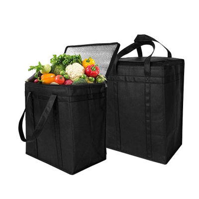 Túi giao hàng thực phẩm tote có thể tái sử dụng Túi mua sắm nhiệt hàng tạp hóa Túi làm mát cách nhiệt