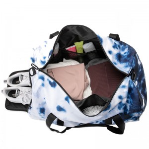 Προσαρμόσιμο σχέδιο με ρυθμιζόμενο λουράκι ώμου, ανδρικές και γυναικείες τσάντες τσάντα duffel με τσάντα με στρώμα παπουτσιού