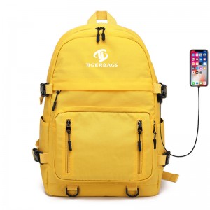 Nova mochila de viagem feminina transfronteiriça para estudantes do sexo masculino versão coreana mochila de viagem simples mochila escolar personalizada atacado