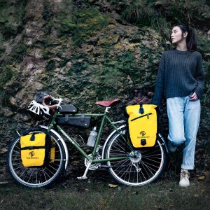 Wasserdichte Fahrradtasche für Fahrradträger-Satteltasche. Einzelne Umhängetasche