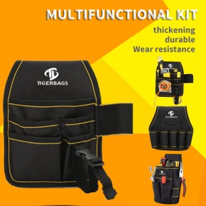Waterproof electrician kit Fanny pack Multifunctional thickened belt air conditioning appliance repair waist bag Oxford cloth
