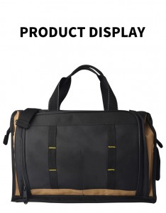 मल्टीफंक्शनल टूल किट हँड टूलबॉक्स इलेक्ट्रिक बॅग घट्ट करणारे पोशाख-प्रतिरोधक मोठ्या क्षमतेचे हार्डवेअर देखभाल किट